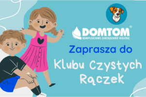 Klub Czystych rączek zabawa ze zwierzakiem