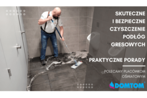 czyszczenie podłóg gresowych płaski